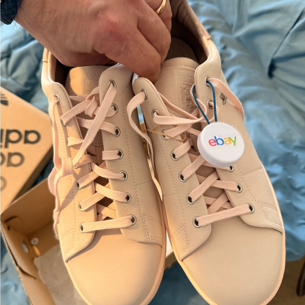 Adidas Stan Smith Lux Box in Taupe (not tan) - Picture 3 of 6